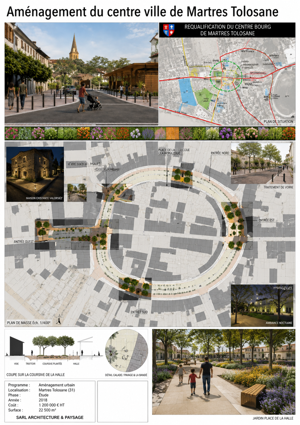 Planche de référence — Amenagement du centre ville de Martres Tolosane