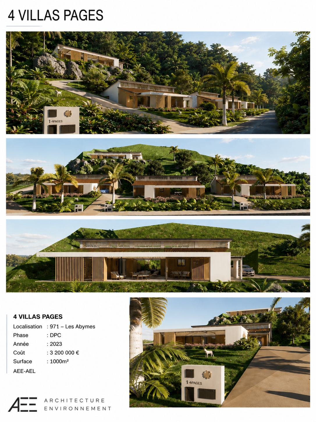 Planche de référence — 4 Villas Pages